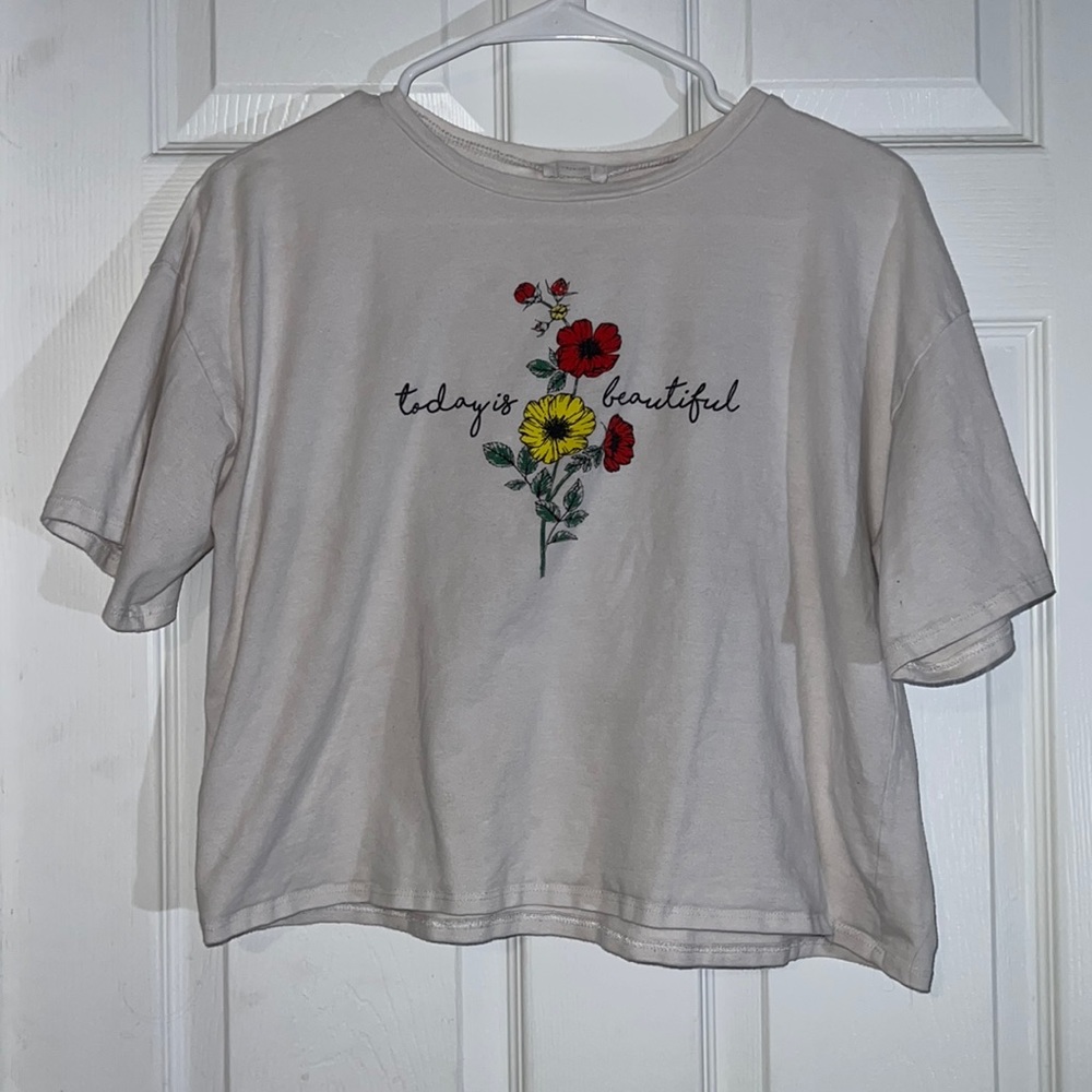 “Today is beautiful” top